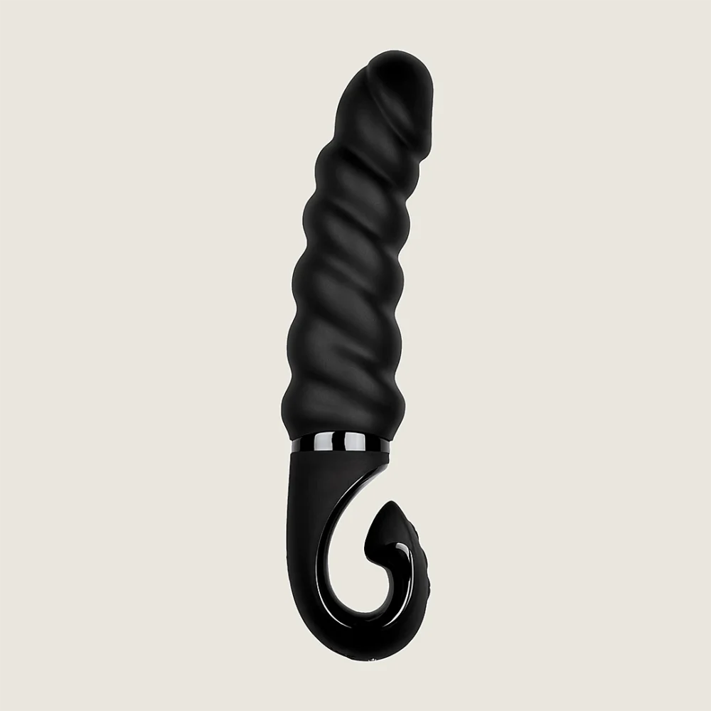 G-Vibe G-Jack 2 twisted vibrator in Mystic Noir color.