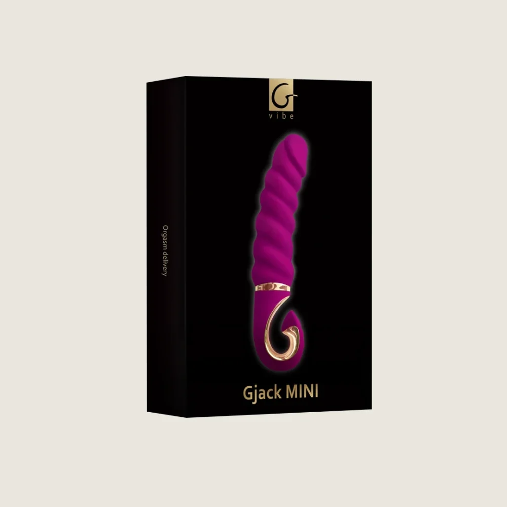 G-Vibe G-Jack Mini vibrator in Sweet Raspberry color.